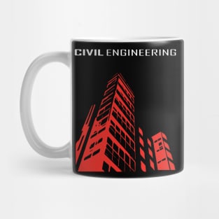 civil engineering building design logo text Mug